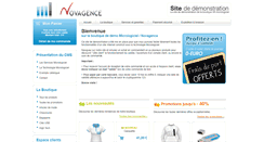 Desktop Screenshot of novagence.micrologiciel.com