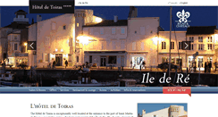 Desktop Screenshot of en-hotel-de-toiras-com.micrologiciel.com