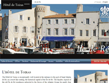 Tablet Screenshot of en-hotel-de-toiras-com.micrologiciel.com